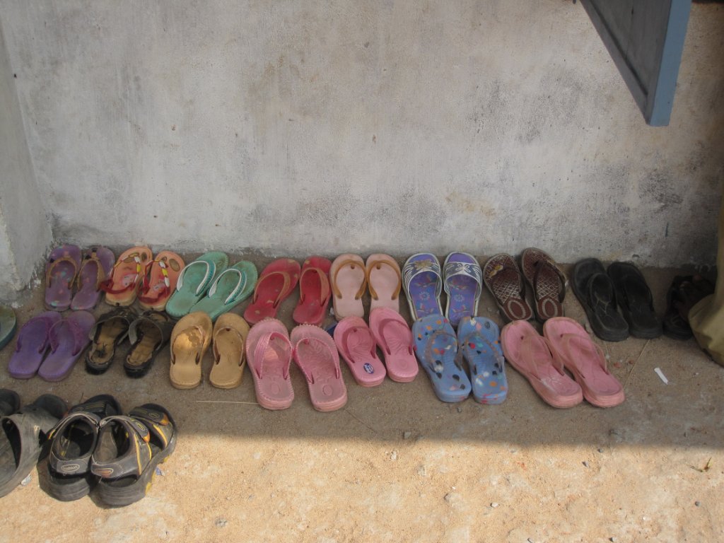 14-Shoes from the schoolchildren.jpg - Shoes from the schoolchildren